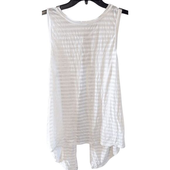 LULULEMON ATHLETICA Meet Halfway Tank 'Striped in White Size 6 - Picture 5 of 6